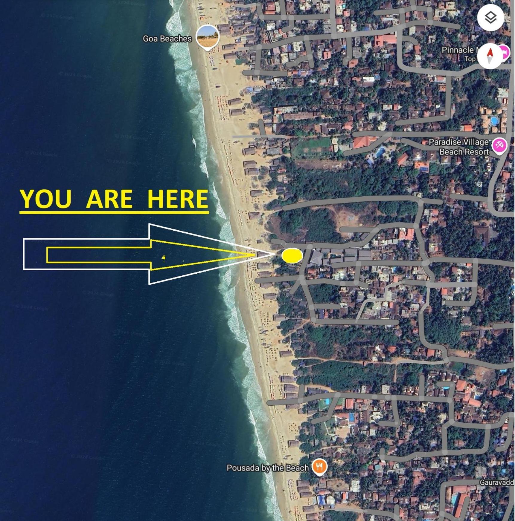 Yash-Deep 100 Meter Calangute Beach Walking Εξωτερικό φωτογραφία
